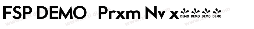 FSP DEMO   Prxm Nv x字体转换